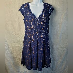 HOST PICK🙌 NWT- ELIZA J Lace Fit-and-Flare Dress